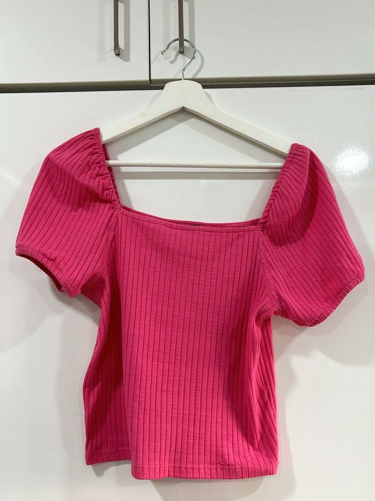 Pink top