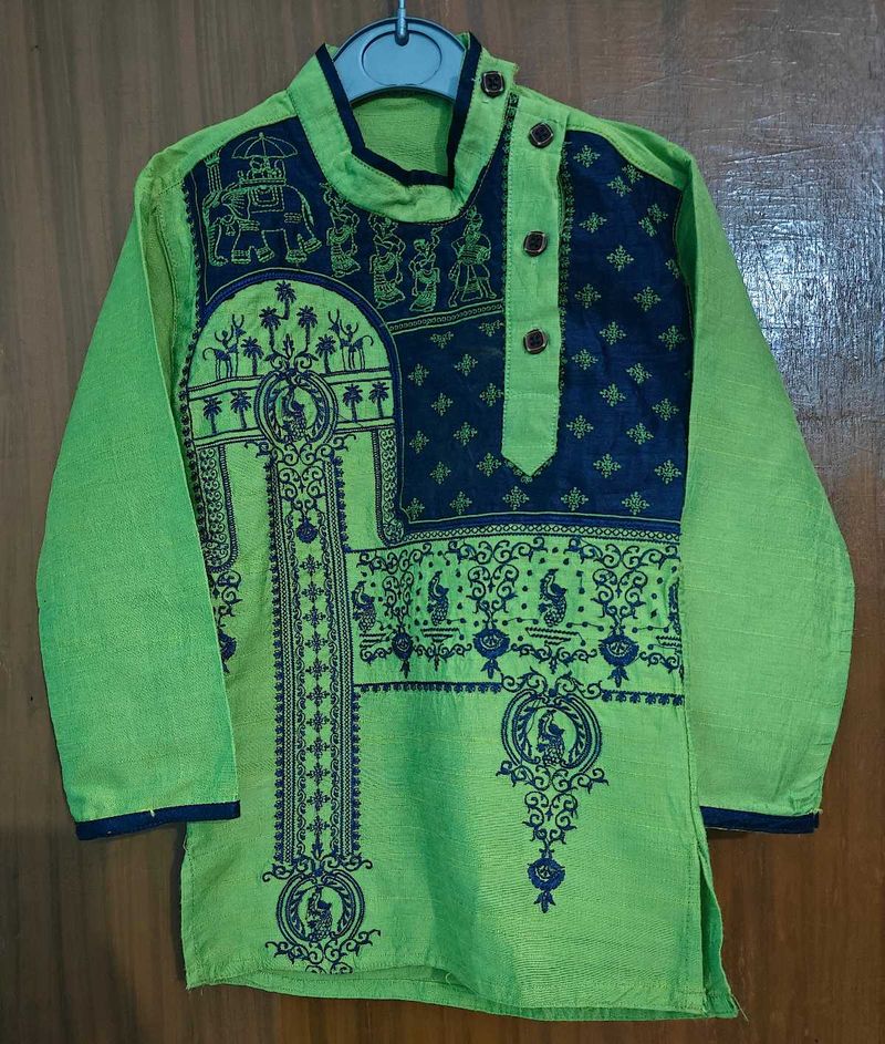 Green 💚 Kurta For Boys