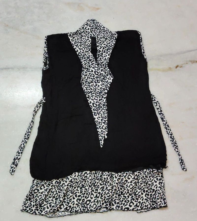 Leopard Print Mini Top