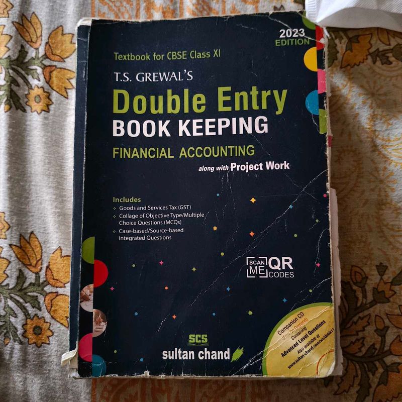T.S Double Entry Book Keeping Commerce XI
