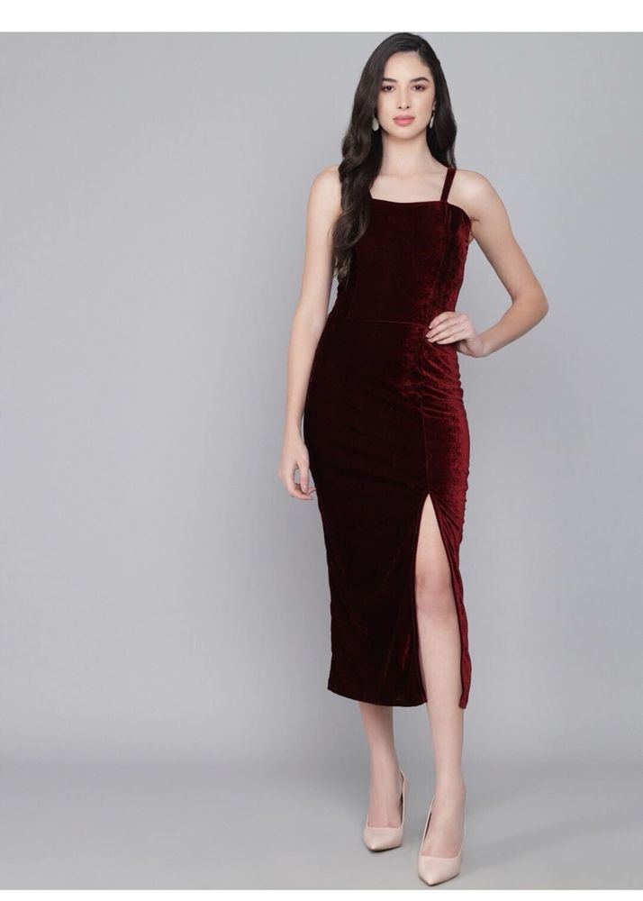 Elegant Velvet Bodycon Dress