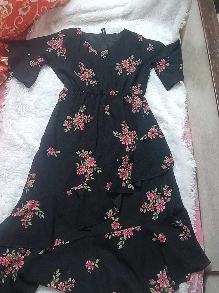 new Floral Print Fit &amp; Flare Dress