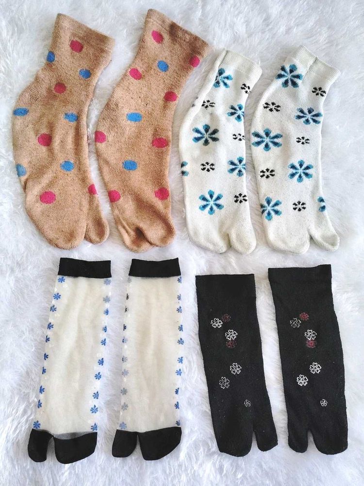 🤩 Cute Toe Separator Socks - Multi Pack 💖