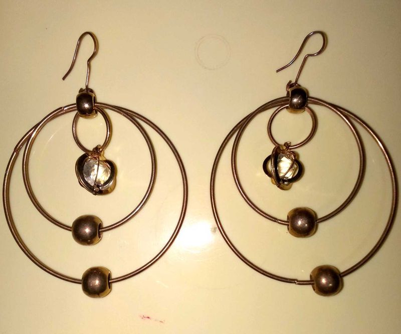Boho Chic Hoop Earrings