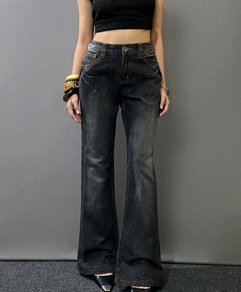 Black Flare Jeans