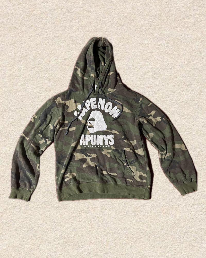 aape by a bathing ape Rare Hoodie🩶