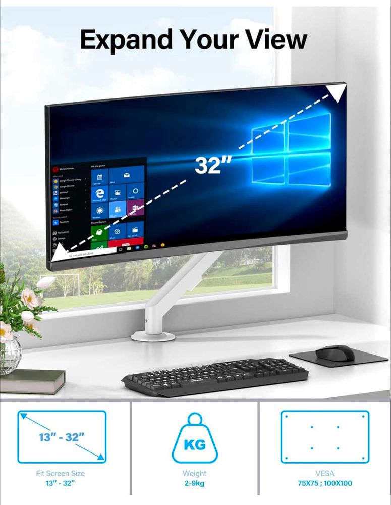 HEYMIX LIFE Single Monitor Arm