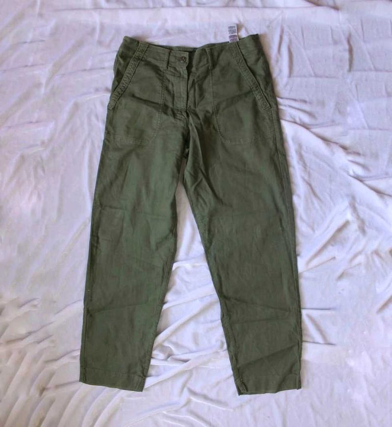 Olive Green Utility Pants