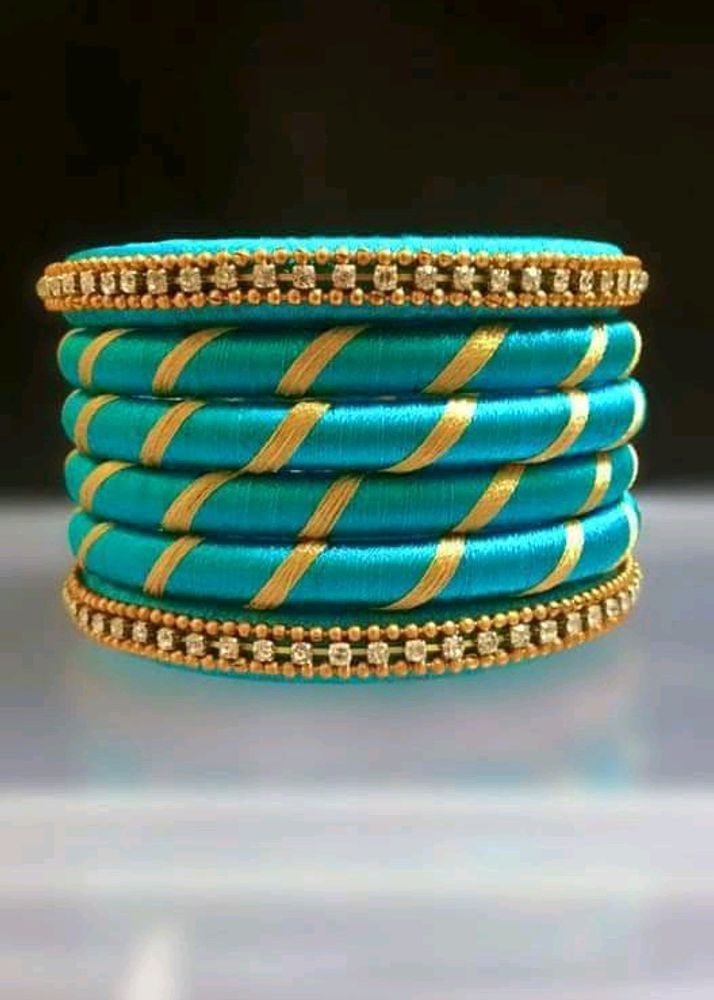 Fancy Work Thread Bangles