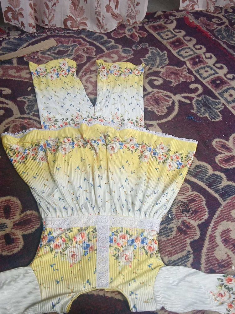 Floral Print Romper