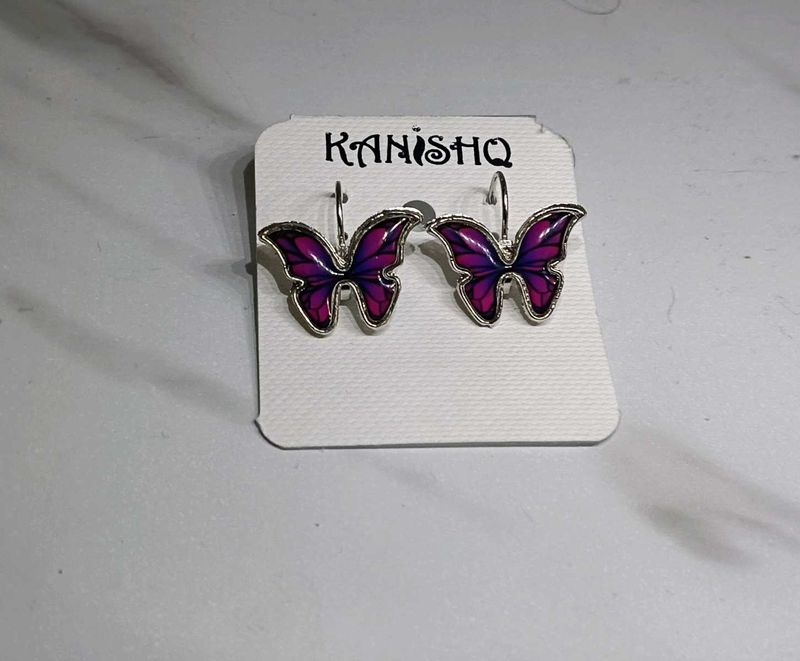 Butterfly Drop Earrings
