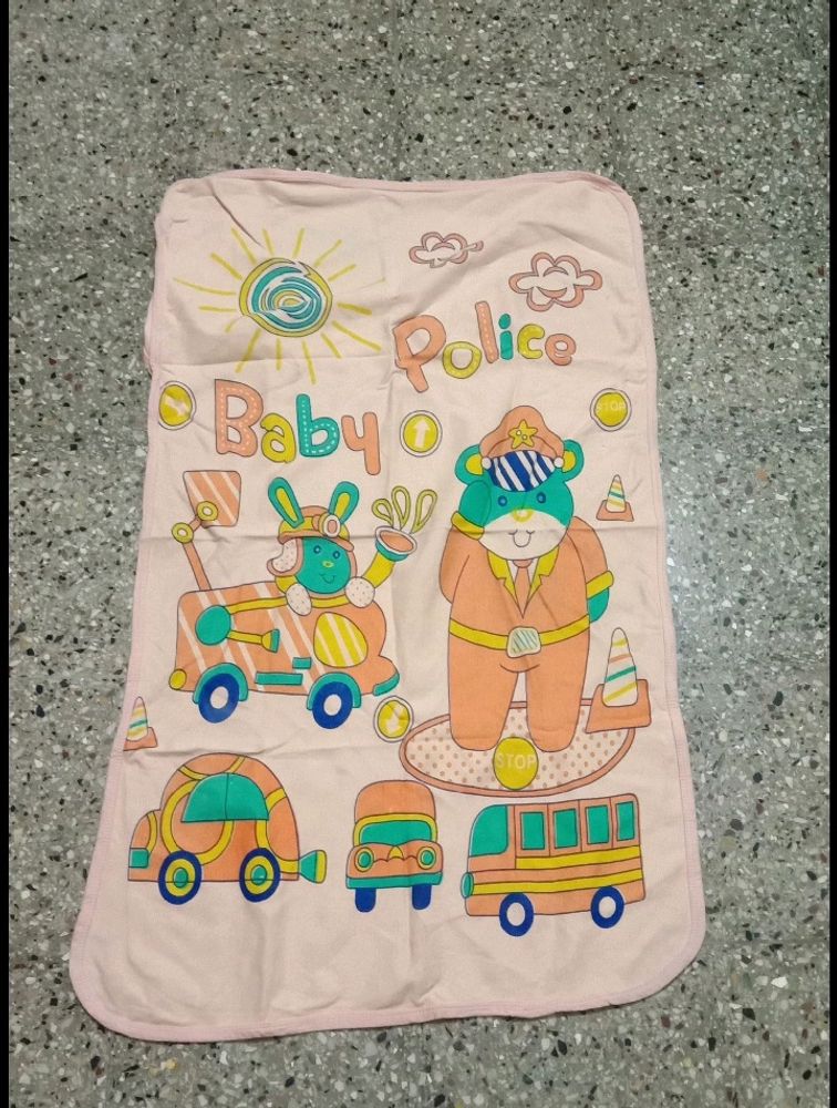 Newborn Babies Swadel Or Wrapping Cloth Peach Colo