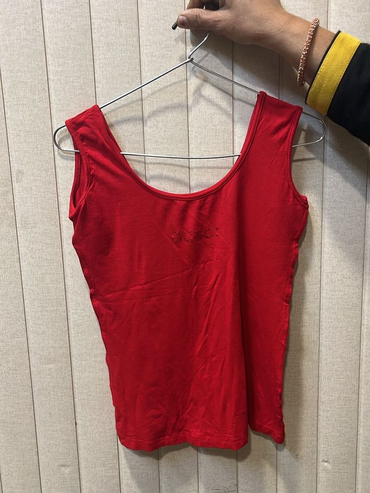 Red Undershirt For Women