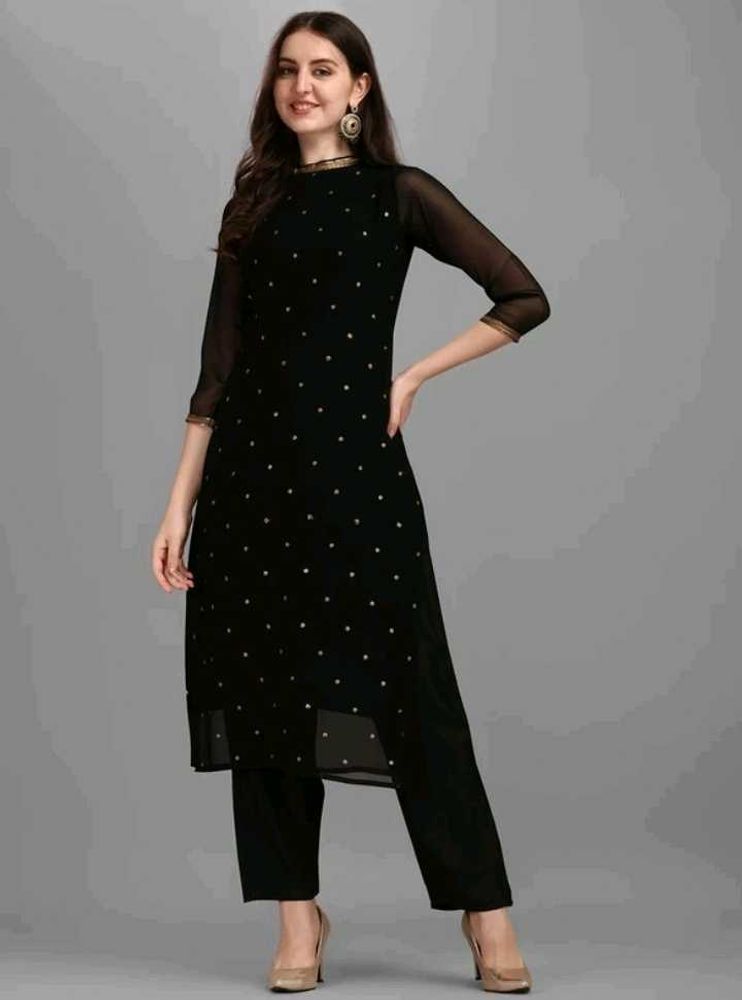 Black Kurta Set 🖤
