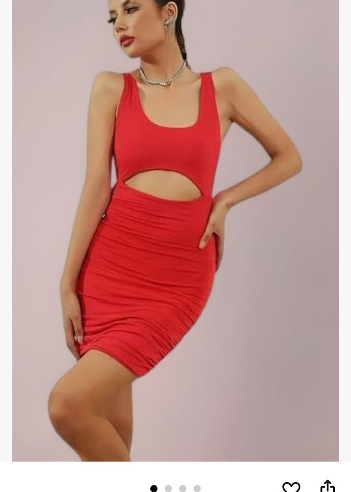 Red Bodycon Mini Dress