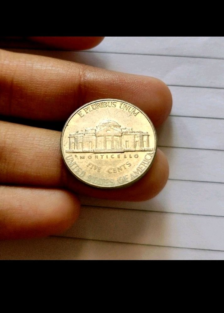 Five Cents Usa Coin For Collection