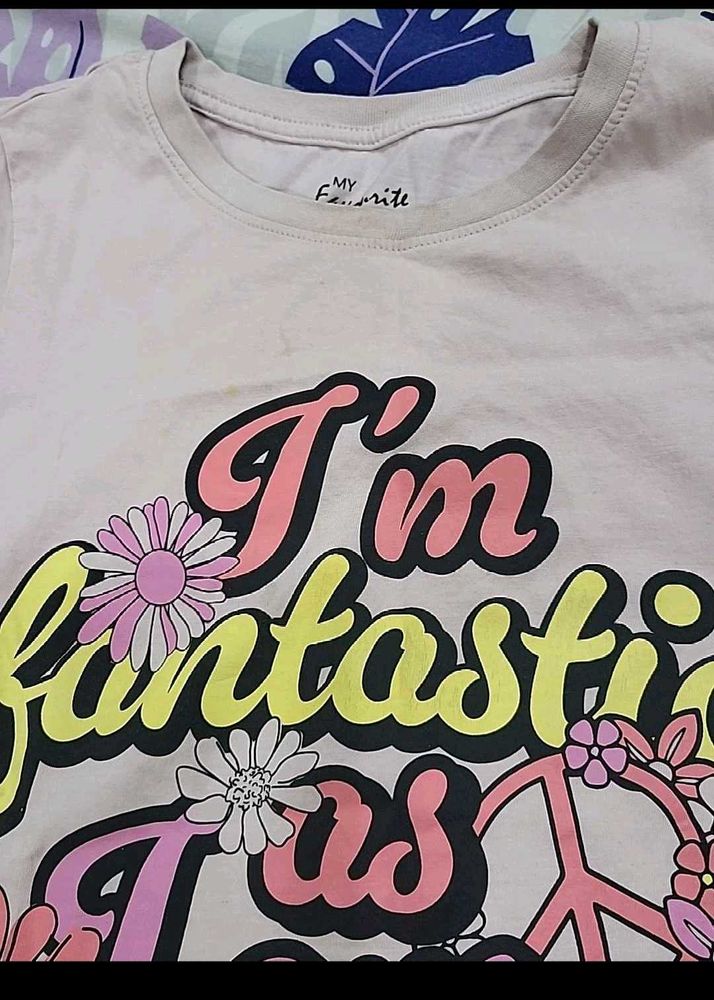 Cute Graphic Print T-Shirt