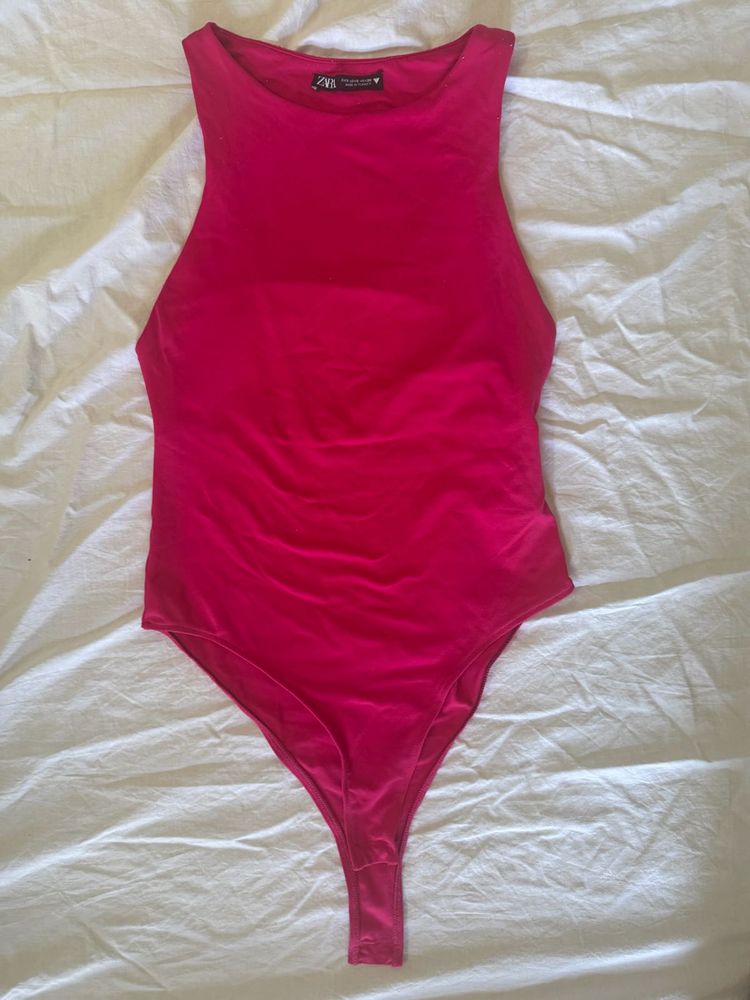 ZARA Fuschia Pink Bodysuit