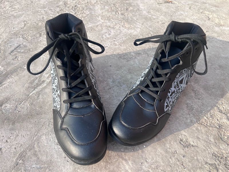 Black High Top Sneakers Liberty Men Ducani-3