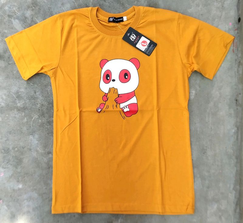 Brand New Cotton Panda Printed T-shirt
