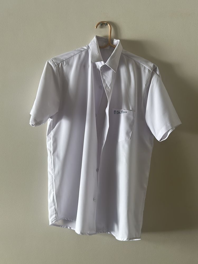 Brand New White Shirt(men &amp; Women)half Sleeves