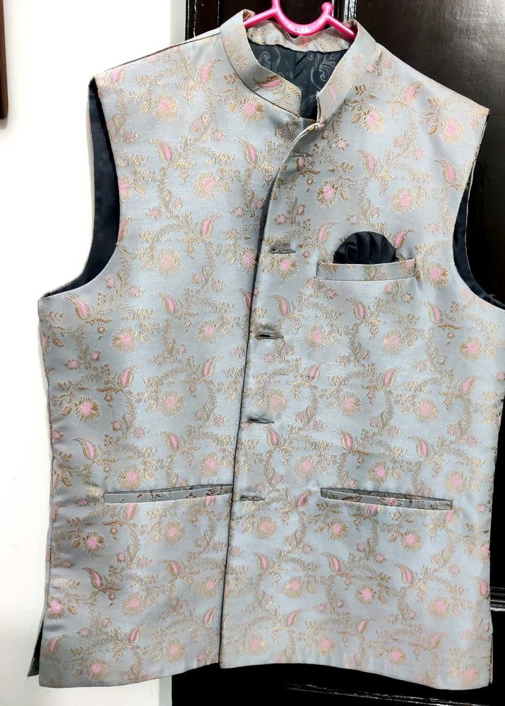 Floral Print Nehru Vest✨ Excellent Condition 👍