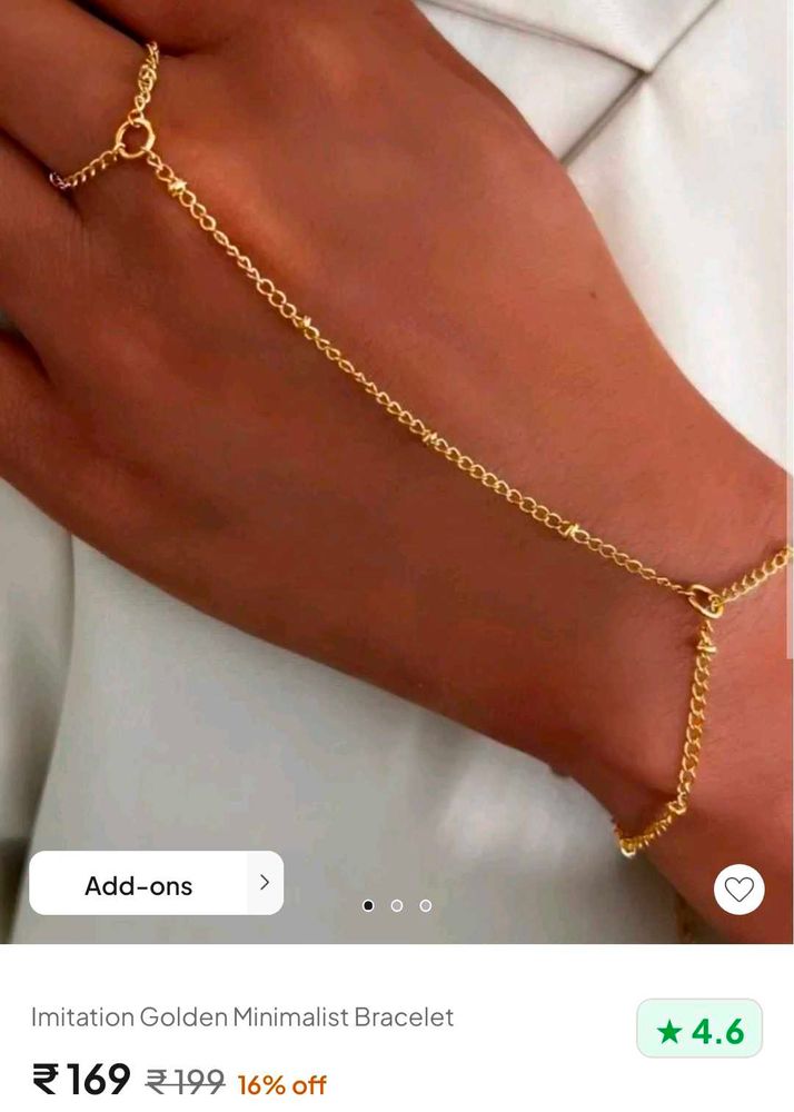 NEWME Golden minimalist Bracelet