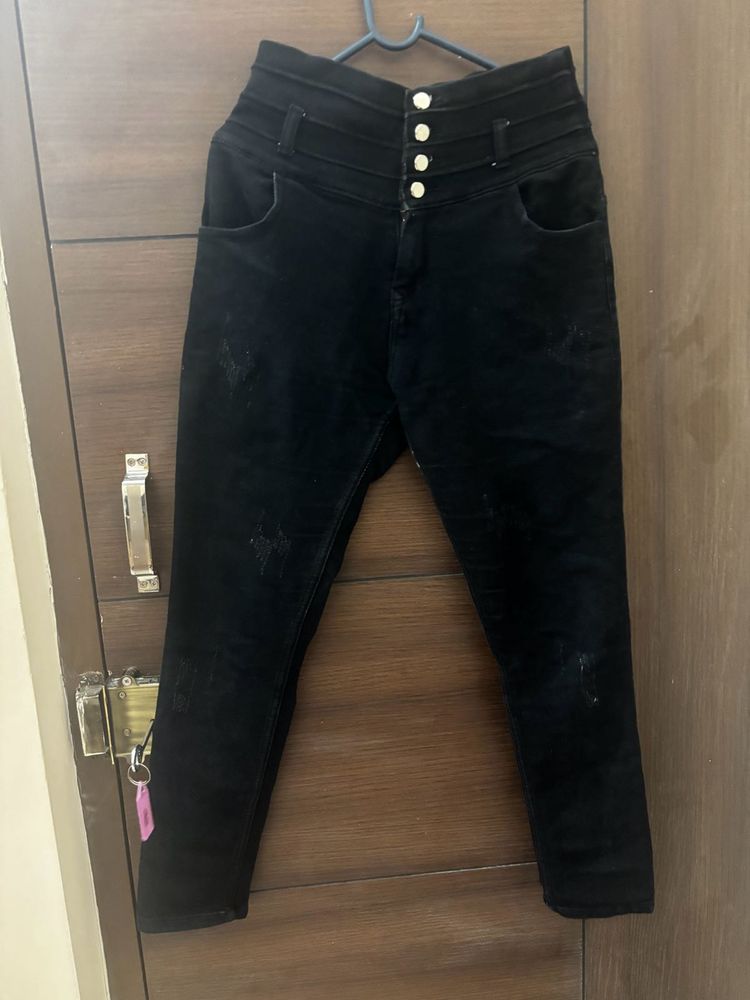High Waist Jeans For Ladies