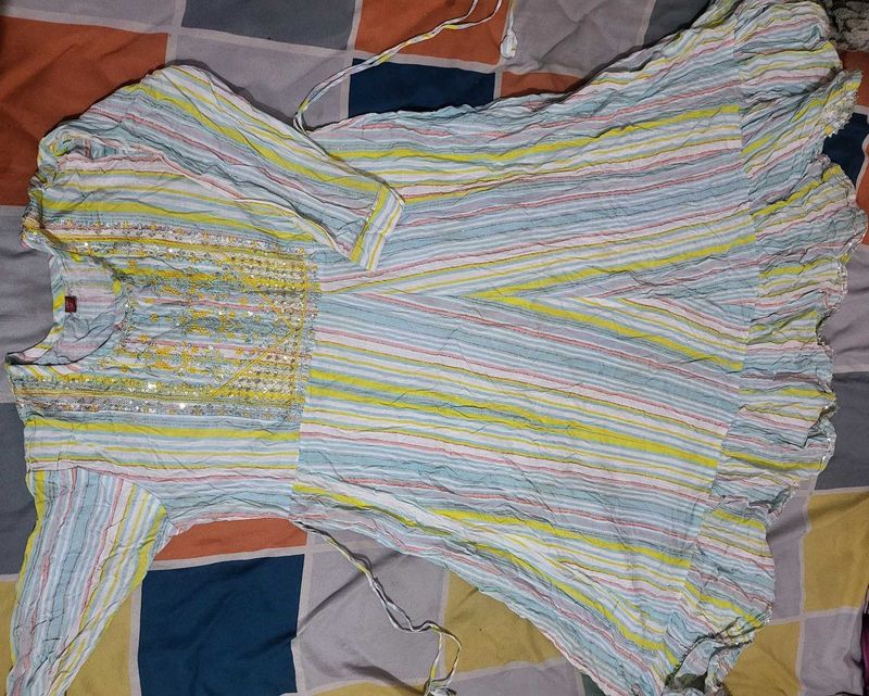 Striped Kurta (Anarkali)