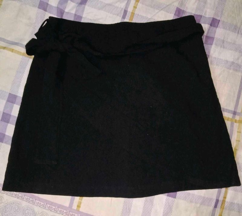 New Me Black Miniskirt