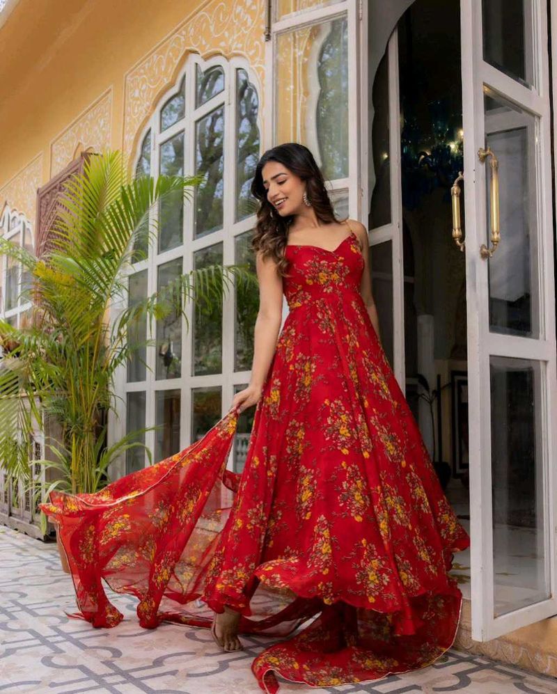 Anarkali Georgette Suit