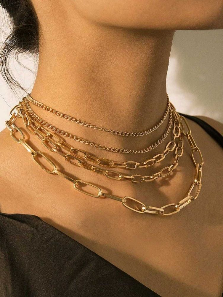 💛🥀Rose gold Layerd Necklace🥀💛
