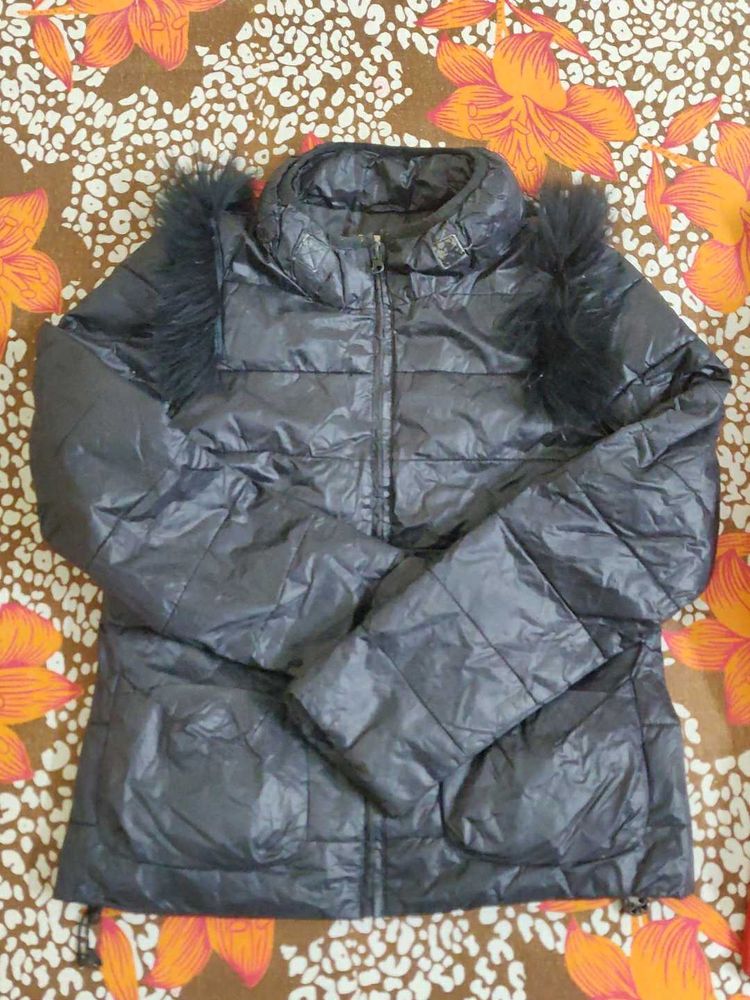 Stylish Black Puffer Jacket