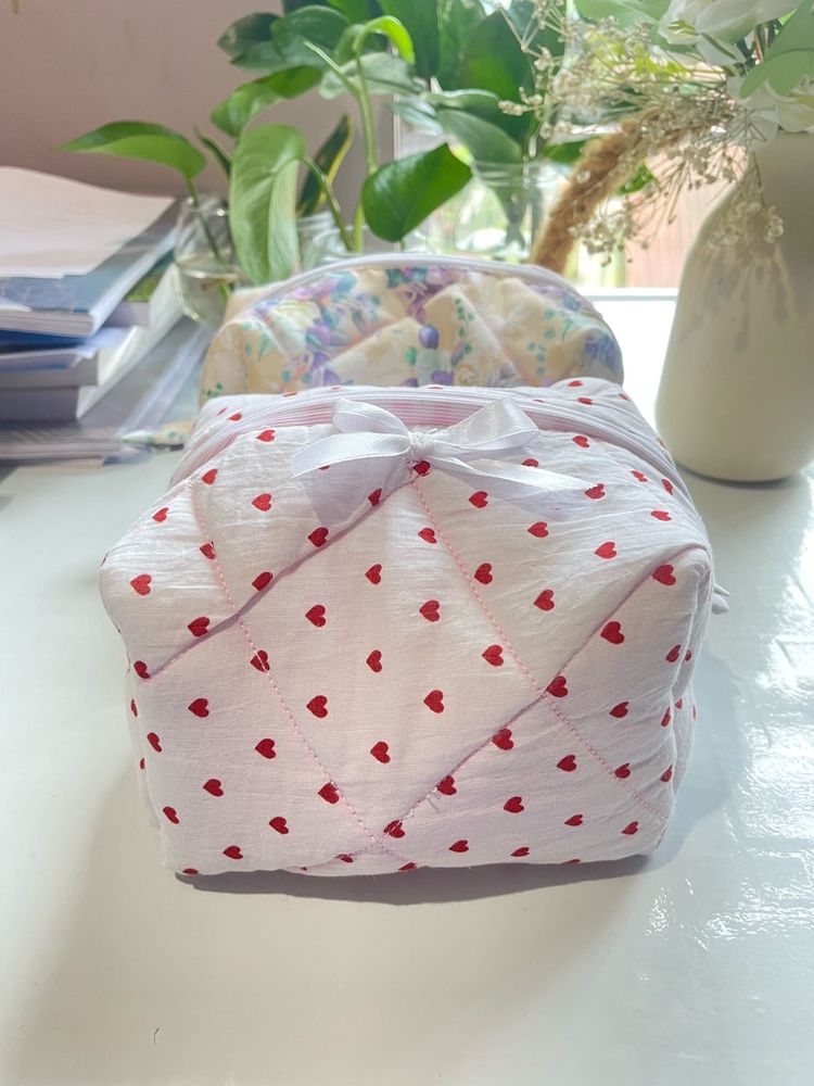 Pinterest Inspired Quilted Heart Pouch 💖