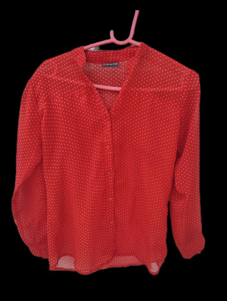 Polka Dot Women Shirt