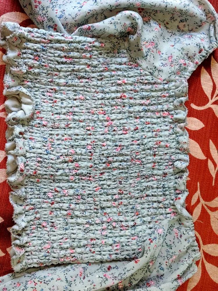 Printerest crop top 🩵☺️