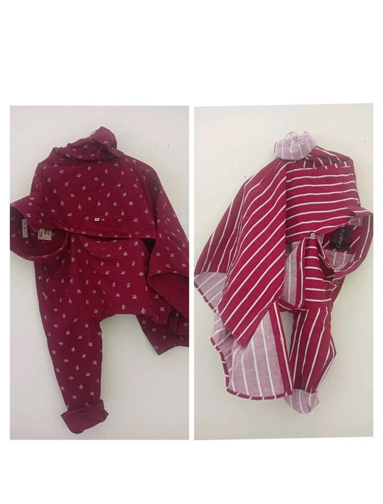Men&#39;s Casual Button-Down Shirts (Bundle of 2)