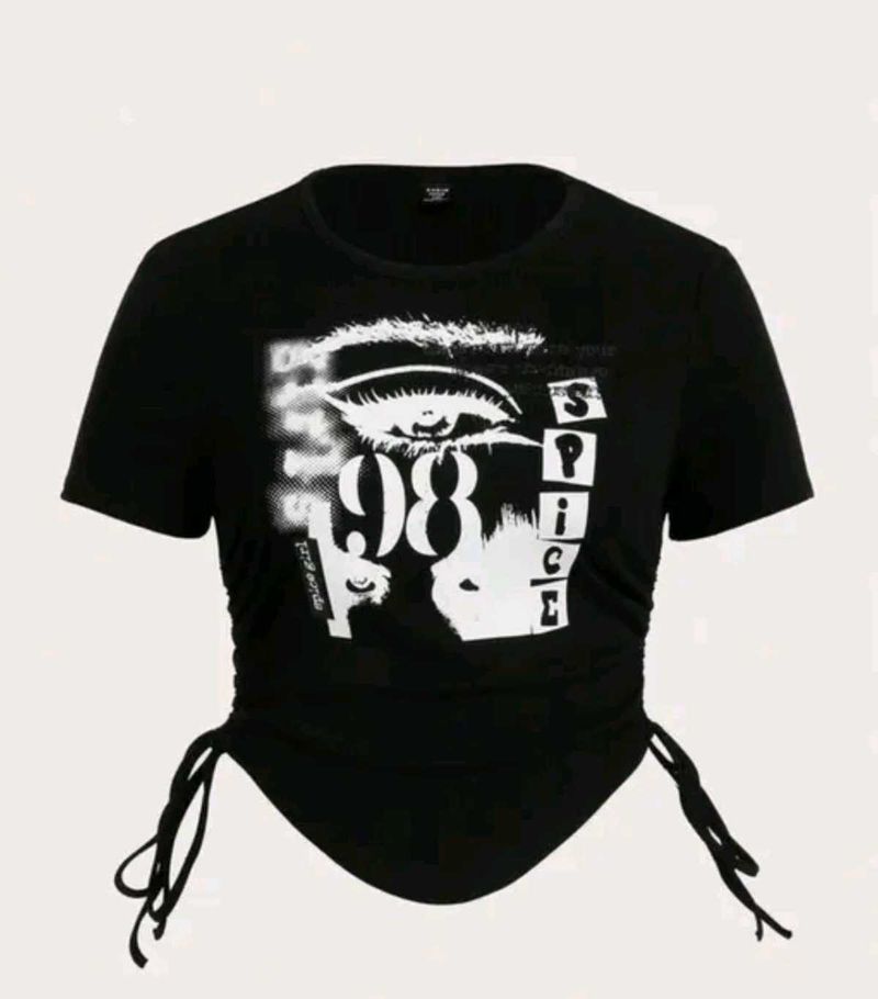 Black Graphic Tee