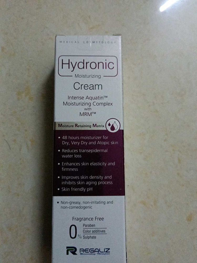 Hydronic Moisturizing Cream