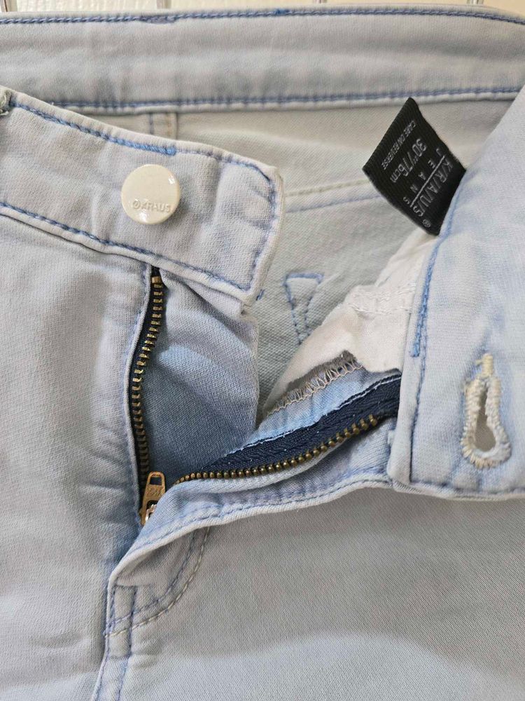 Light Sky Blue Capri - KRAUS Jeans