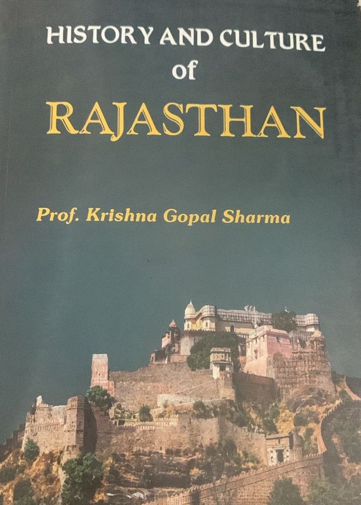 History and Culture of Raj. - prof. K.G sharma B.A