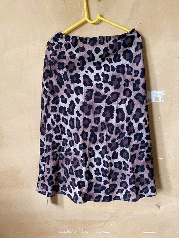 Leopard Print Skirt