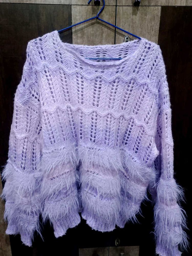 Lavender Knit Sweater