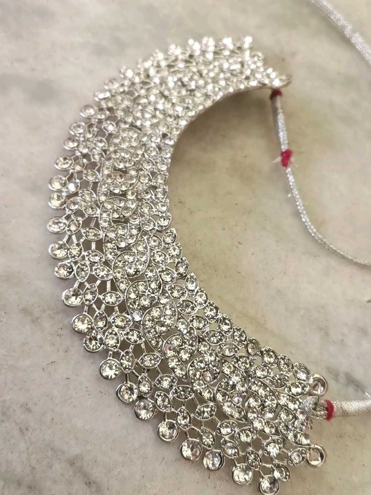 Silver Coloured Jewellery Set