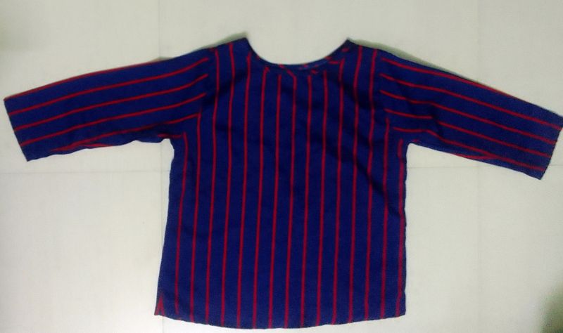 Vertical Striped Top.