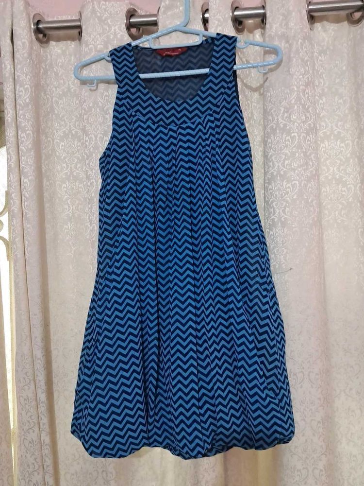 Navy Blue Chevron Top/Dress