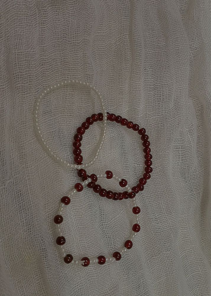 Aesthetic Brown Beads Bracelet 🍂🦋✨[ Pack Of 3 ]