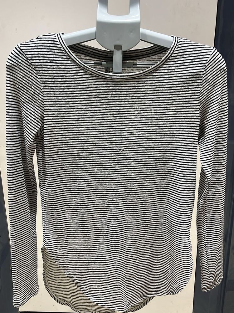 Striped Long Sleeve Top