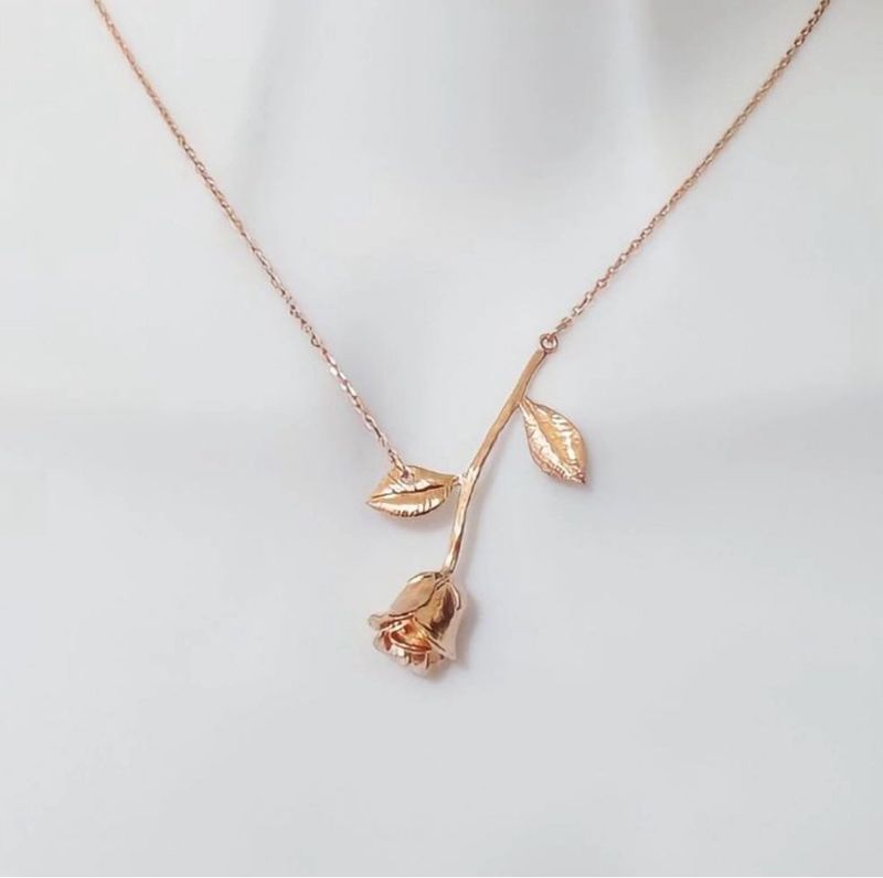 Rose Gold Pendant Necklace