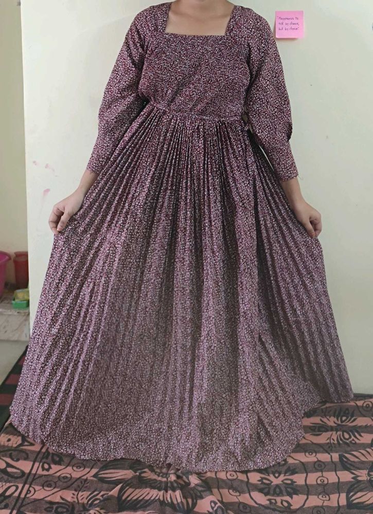 Floral Print Maxi Dress